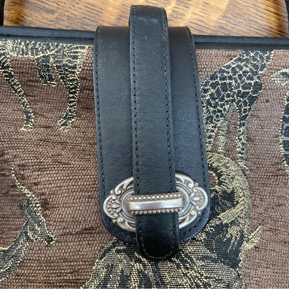 RAVIANI GARLAND WEEKENDER TAPESTRY SAFARI ANIMAL CARPET SHOULDER BAG PURSE - Picture 12 of 15